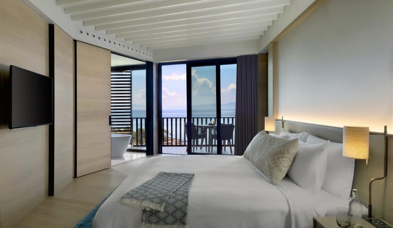 SIX SENSES  KAPLANKAYA DELUXE ROOM BEDROOM